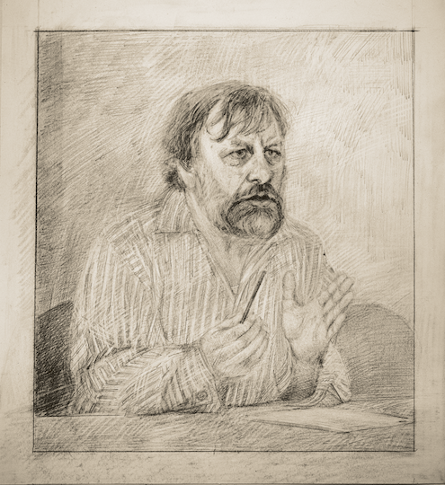 Slavoj Žižek Avtor risbe - Aleksander Velišček